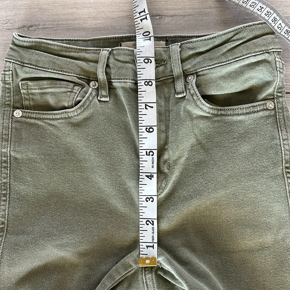 Free People We the Free green skinny fit jeans size 26